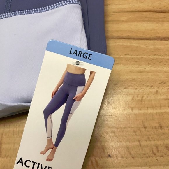 Active Life Women's Color Block with mesh Leggings -Size Large- Multi-Colored - Picture 6 of 6